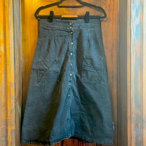 Mid-length Black Skirt